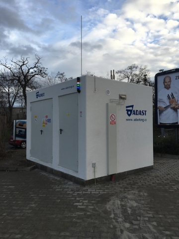 Plnicí stanice CNG Texaco Praha