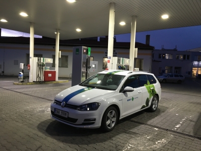 Plnicí stanice CNG Texaco Praha