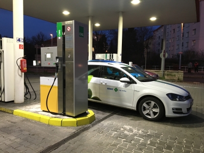 Plnicí stanice CNG Texaco Praha